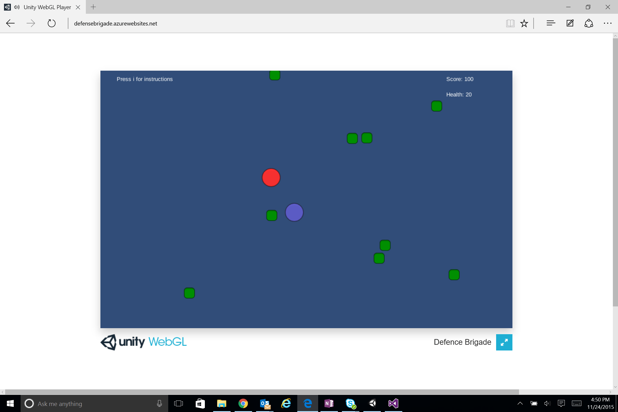 Actual gameplay.