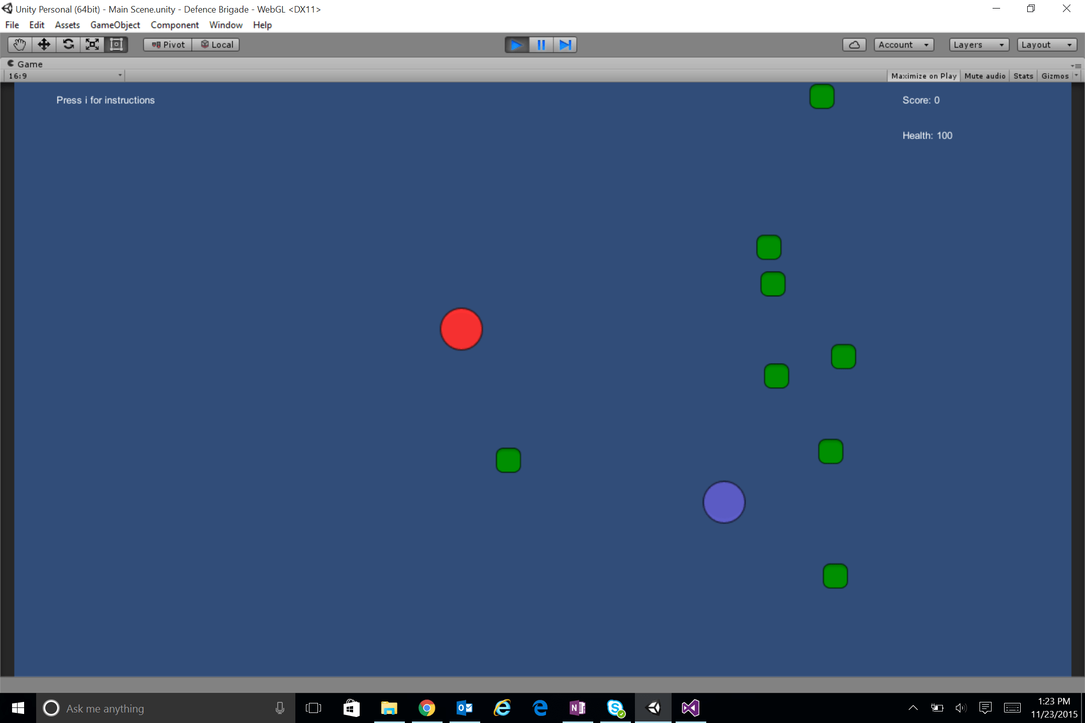 Enemies converging on the weak character.