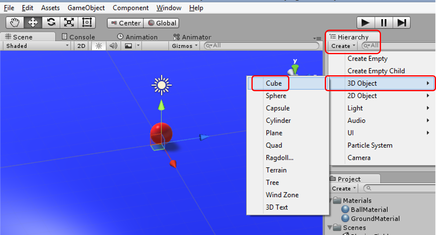 Creating the 3D cube